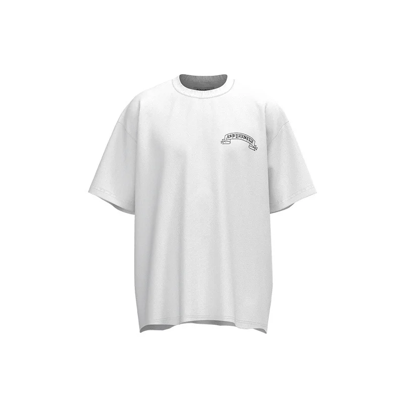 

Askyurself New Summer Vintage Scuffed High Quality Men's And Women's Short Sleeve T-Shirts