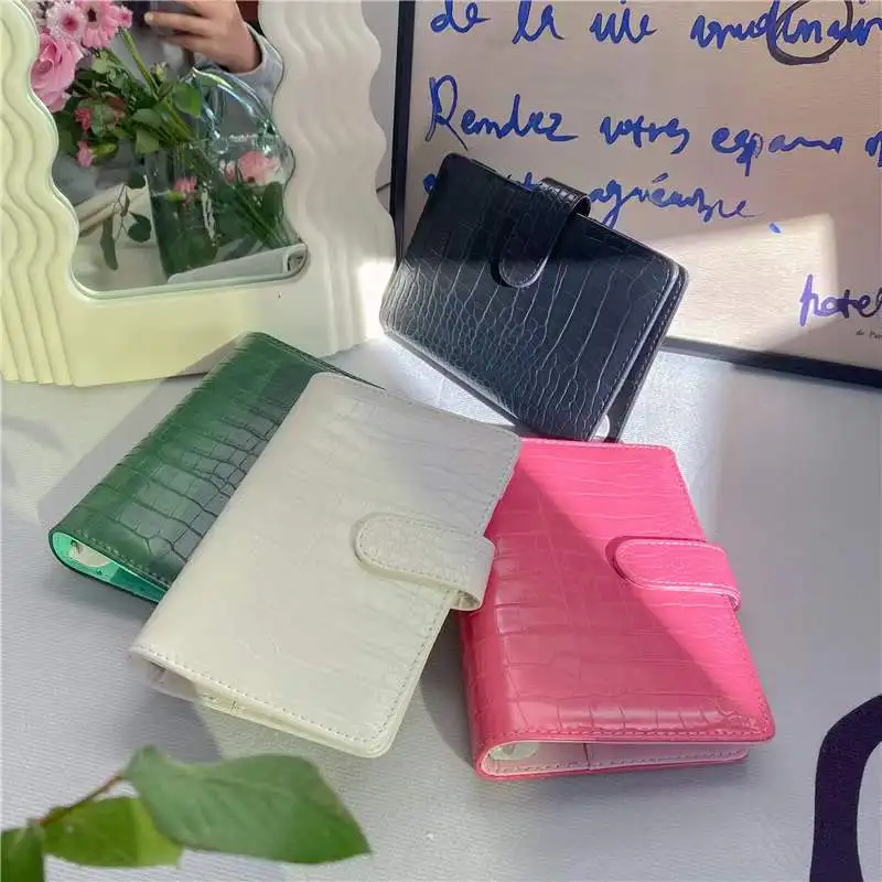 

A6 PU Leather Budget Binder Refillable 6-RingBinder for A6 Filler Paper Cash Envelopes Money Savings Budgeting Organizer Binder