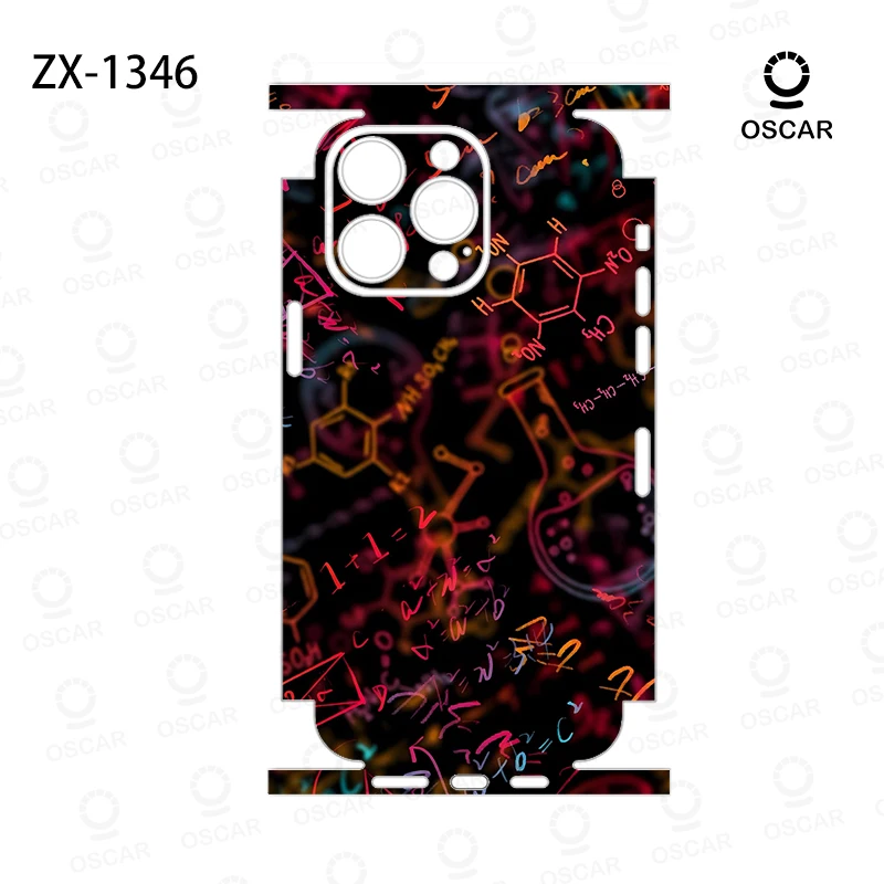 Защитная пленка OscarSkinZ Wrap для iPhone 17, 16 Pro Max, 15, 14 Plus, 13, 12 Mini, наклейка на заднюю панель, защитная пленка для боковых рамок и задней панели (art.: 3920cb344ddac) - 3920cb344ddac