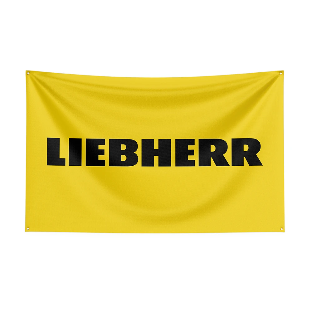

3x5Ft Libeherrs Flag Polyester Printed Mechanical Tool Banner For Decor