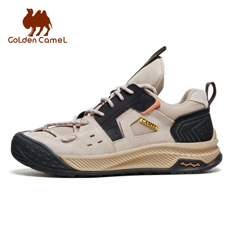 Golden Camel Men's Shoes Low-top Outdoor Hiking Shoes Fashion Casual Male Sneakers Sports Running Shoes for Men 2022 Autumn New