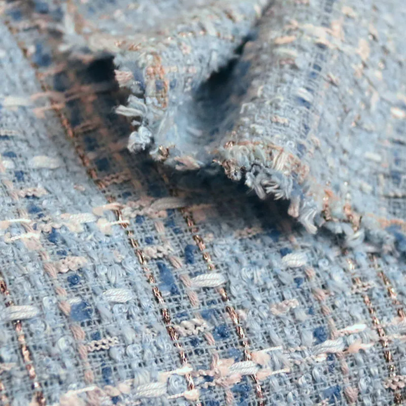 Плетеная серебристая полиэстерная ткань для пошива