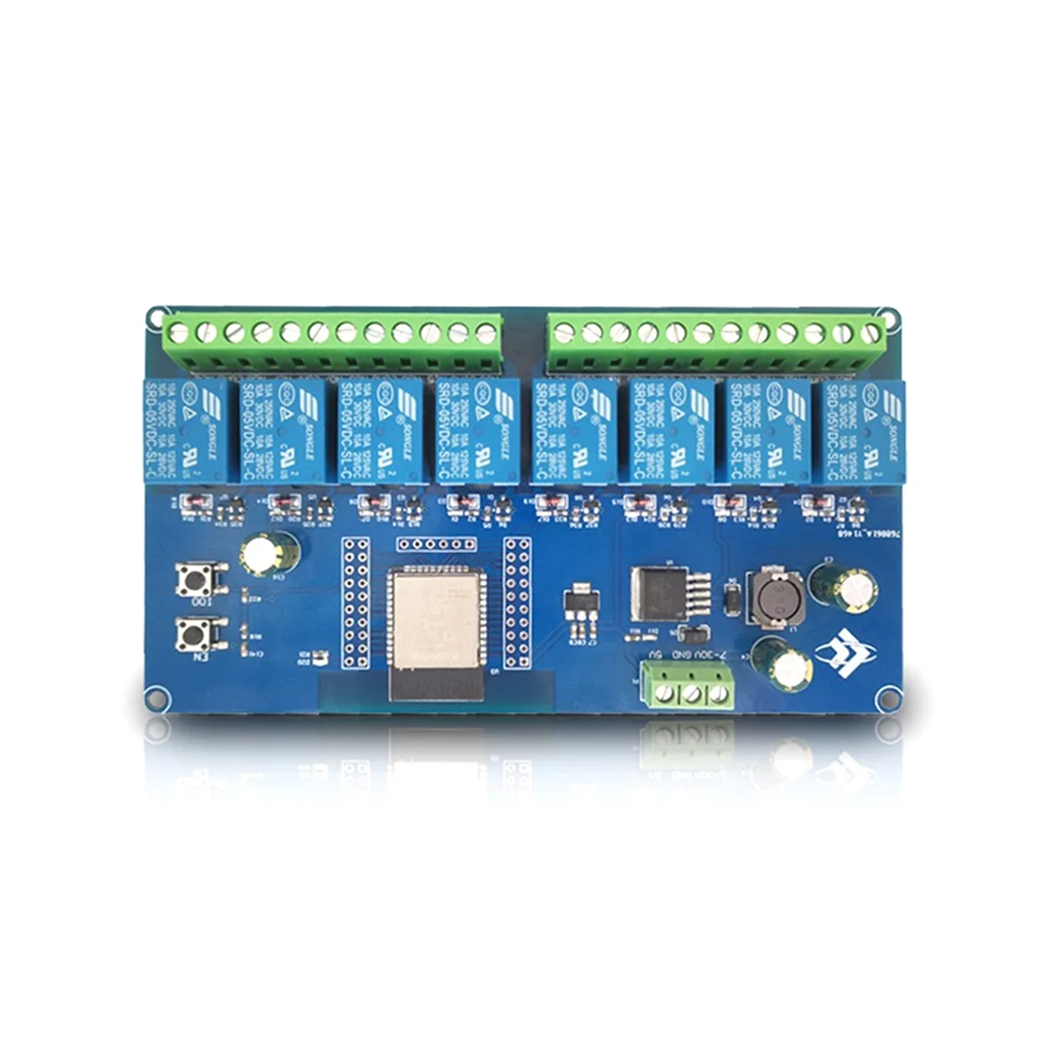 

ESP32 WIFI Bluetooth BLE 8 Way Relay Module ESP32-WROOM Secondary Development Board DC5-30V Power Supply