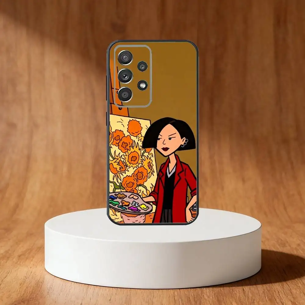 Фото Крутой чехол для телефона Jane Lane Daria Morgendorffer для Samsung S25, S24, S21, S22, S23, S30, Ultra, S20, Plus, Fe, Note, 10, 9, 5G, черный. №3