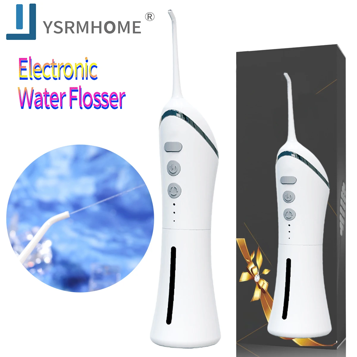 

Oral Irrigator Water Flosser Electric Dental Whitening USB Rechargeable Gums Care Portable Cordless Jet Tooth Scaler Cleaner