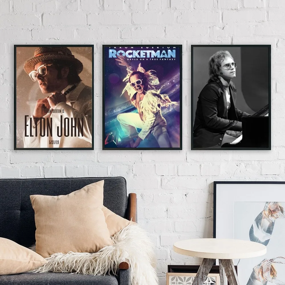 Элтон Джон Классический Рок-звездная Группа Плакат Винтаж Музыкальная Искусство