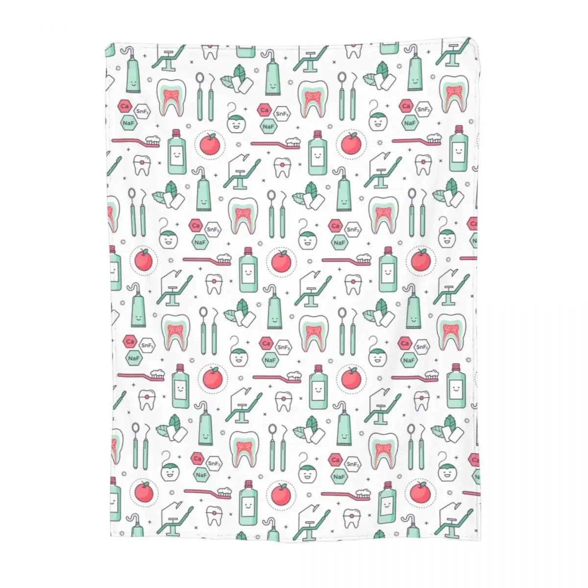 Стоматологическое научное одеяло Merch Фланелевое украшение для стоматологии