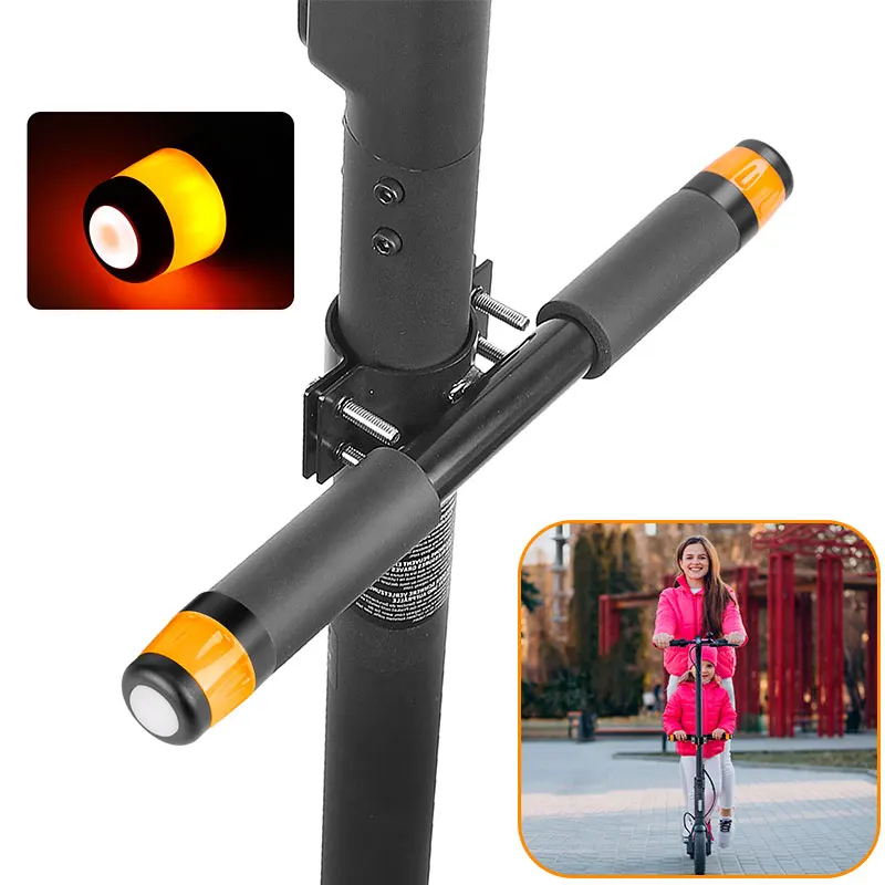 Ulip Scooter Kid Handle Grip Bar With Lights For Ninebot Max G30 G30LP G30D And ES1/ES2/ES3/ES4/ES5 Electric Scooter Accessories