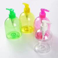500ml thickened transparent hand sanitizer bottle press type shampoo shower gel lotion detergent sterilization empty bottle
