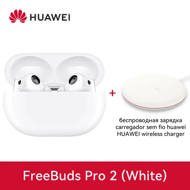 HUAWEI FreeBuds Pro 2 Ceramic White + wireless charger HUAWEI FreeBuds Pro 2 Ceramic White + wireless charger