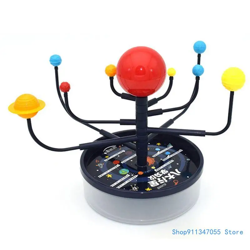 

Kids Solar Model Eight Planets Science Toy Portable Improve Intelligence Drop shipping