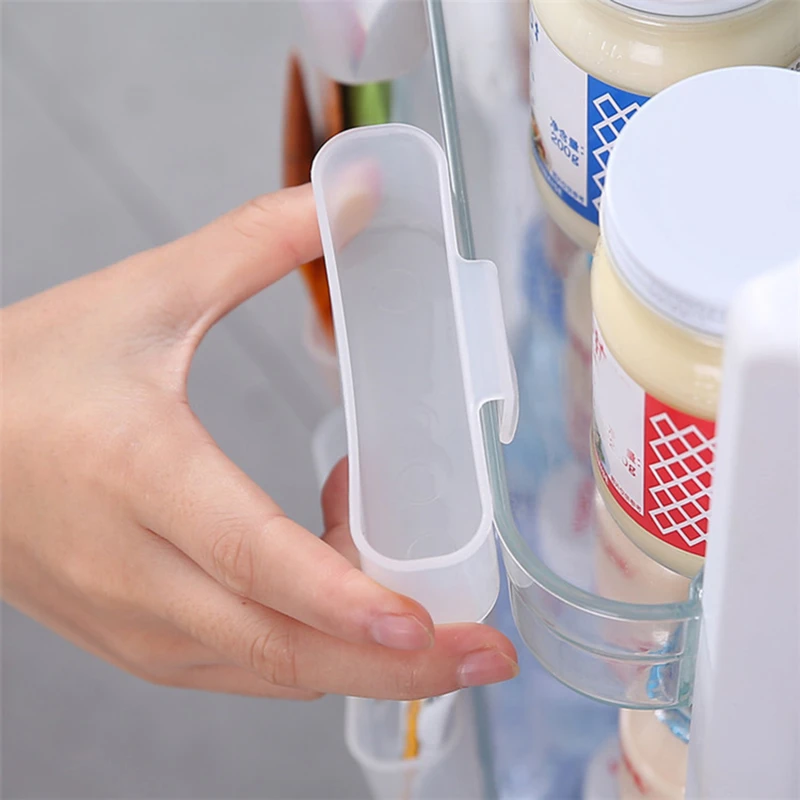 

Storage Box Storage Holders Kitchen Organizer Adjustable Kitchen Refrigerator Storage Rack Fridge Freezer Shelf Holder Organiser