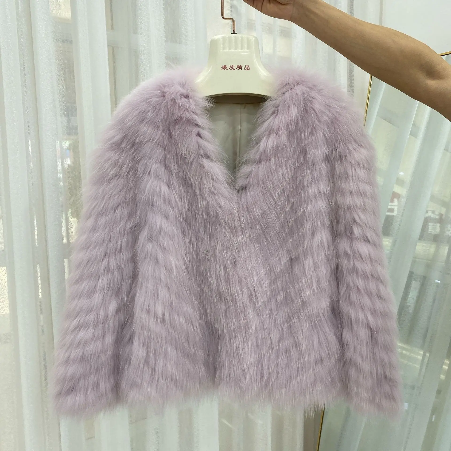 2022 Winter New Real Fur Fox Fur Coat Women's Simple Warm Short Fur Coat enlarge