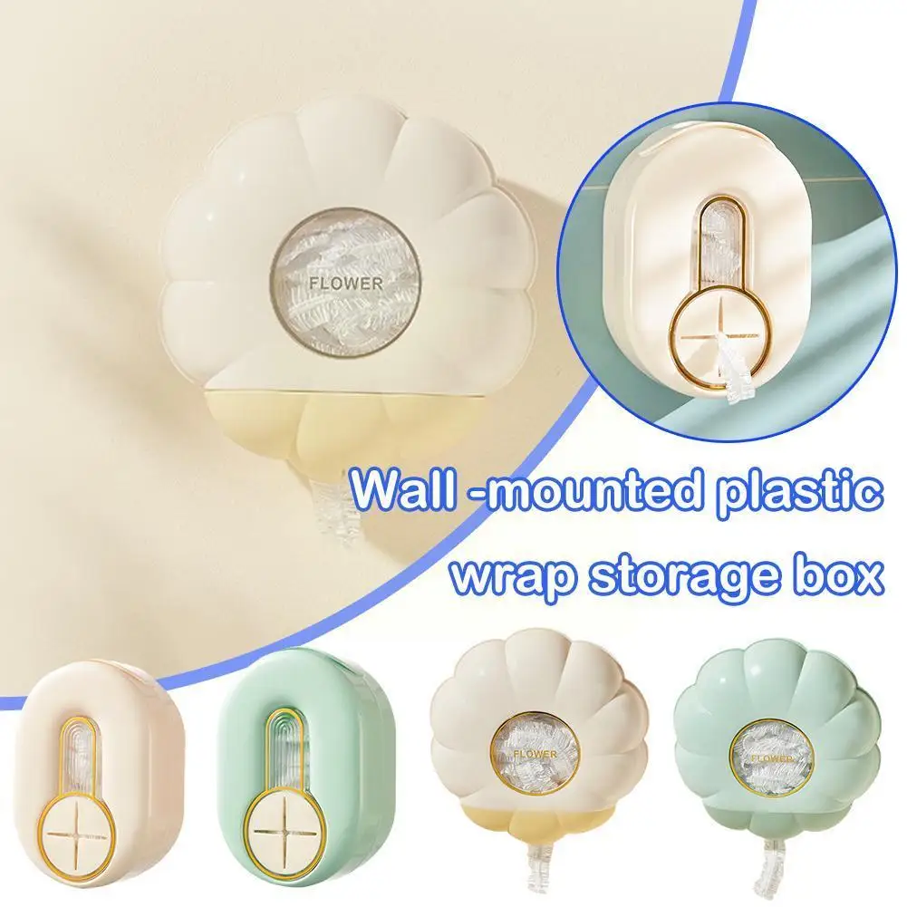 

Plastic Bag Packaging Rack Wall Mounted Trash Bag Container Storage Container Lid Organizer Grocery Food Disposable Box Box U0r5