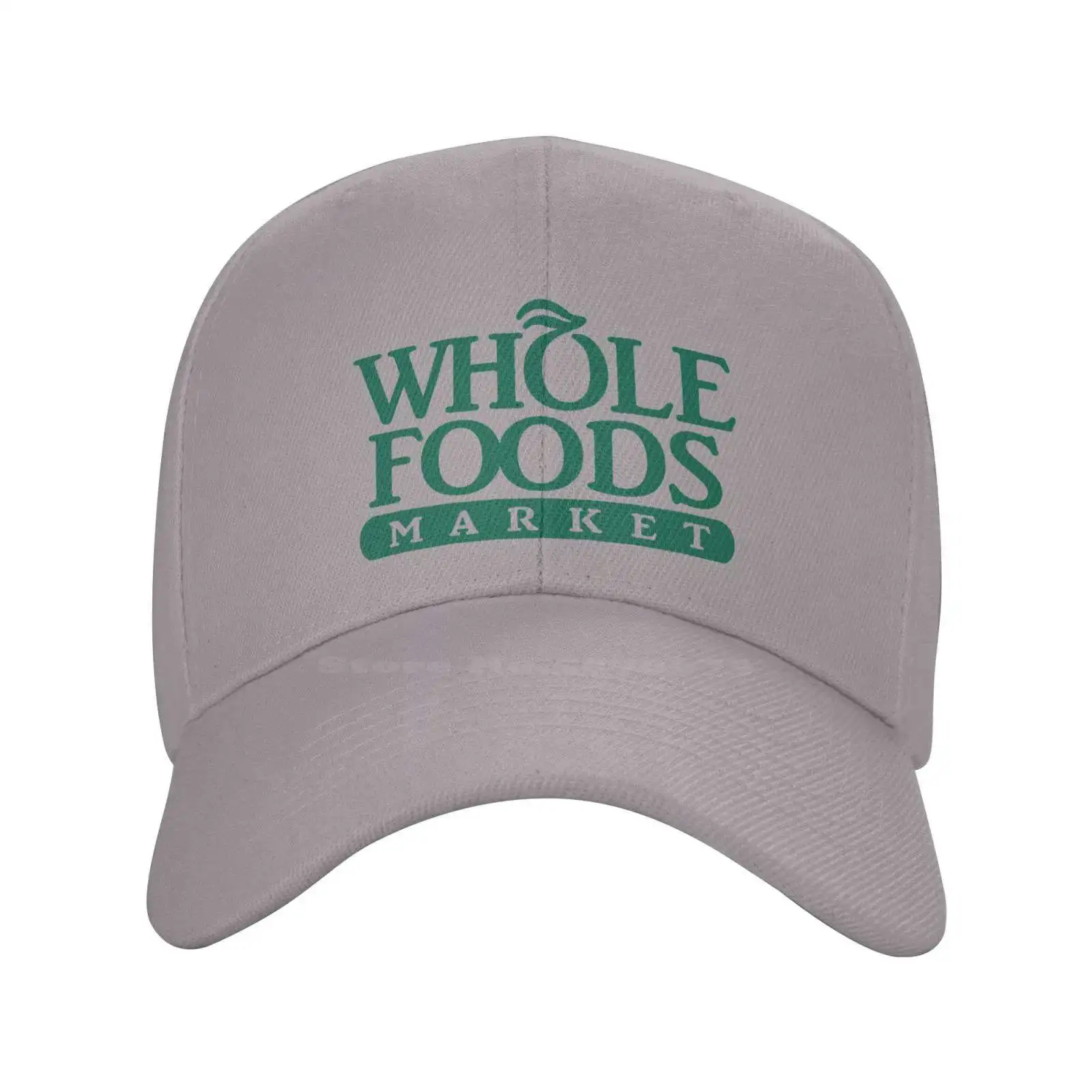 

Whole Foods Market Logo Print Graphic Casual Denim cap Knitted hat Baseball cap