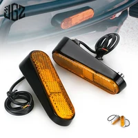 motorcycle led rear turn signal lights indicator left right flash lamps black for vespa gts 300 sprint primavera 150 accessories