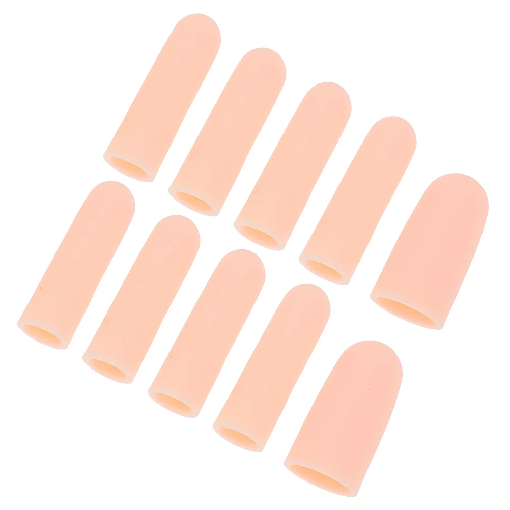 

Защитный силиконовый чехол для пальцев, Защитные чехлы для пальцев, латексные Чехлы, увлажняющие гвозди