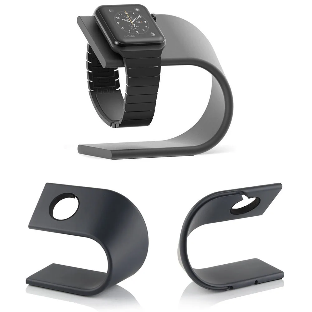 

Aluminum Charger Charging Holder Stand Dock Station For Apple Watch 38mm 42mm 44 For Aplle Iwatch Applewatch Cradle Phone Holder