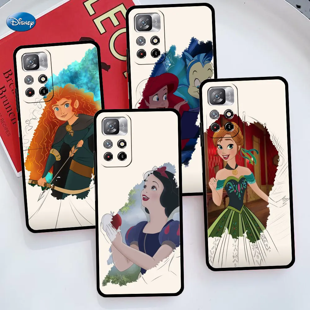 Чехол для телефона Disney Золушка Аврора Ариэль защитный чехол Redmi 9T K40 9C 8 10 Pro 9 9A 8T 11 9S