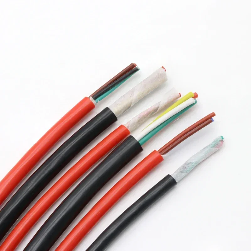 Многожильный мягкий силиконовый провод Квадратный 0 3 мм ~ квадратный 6