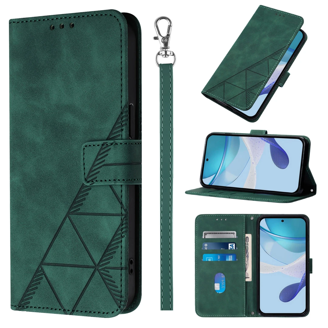 Чехол для Cricket Icon 6 (SL219C) Outlast 5G 2024 Debut S3 Magic 2 Business Marble Plain Insertion Модный чехол телефона