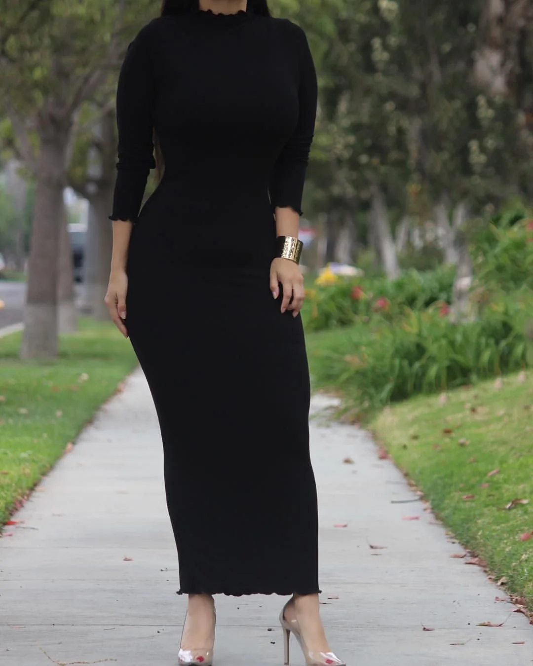 

Мусульманская Мода для женщин с деревянными ушками эластичная облегающая универсальная Внутренняя юбка арабское платье мусульманское жен...