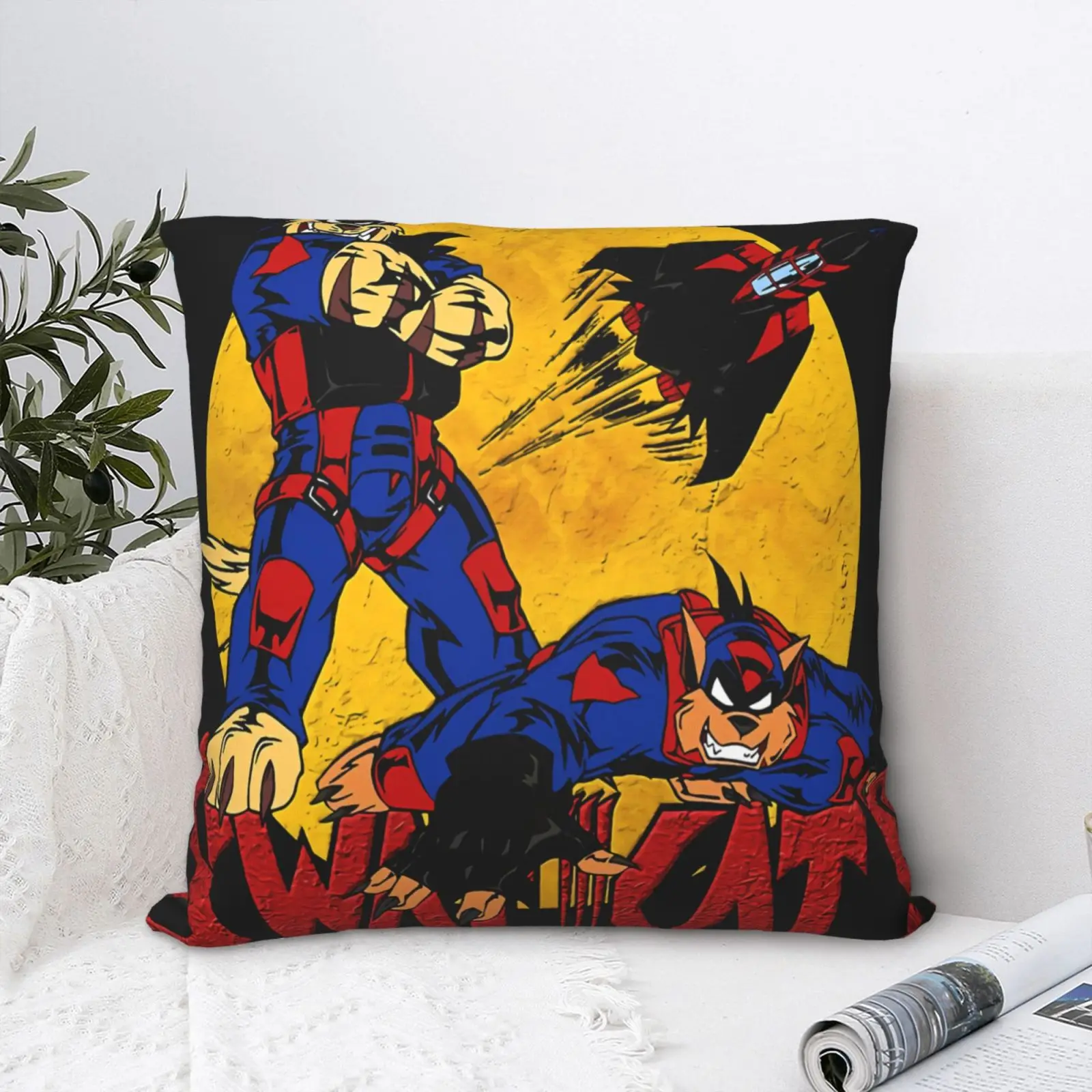 

Популярный чехол для подушки Swat Kats с изображением персонажа, чехол для подушки, декоративные подушки, подушки, Декор для дома
