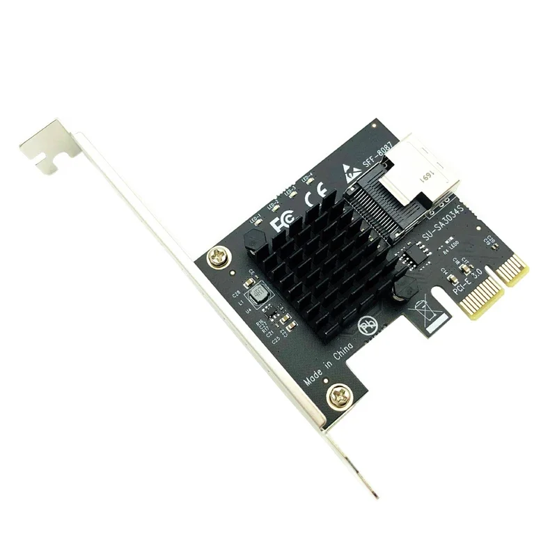 Адаптер PCIe X1 к Mini SAS 8087 BTBcoin