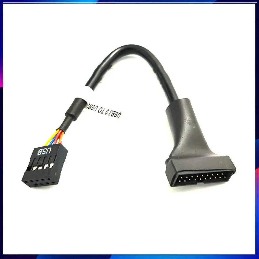 

1pc 15cm PC Internal USB 2.0 9-pin Female to USB 3.0 19-pin Male Adapter Cable