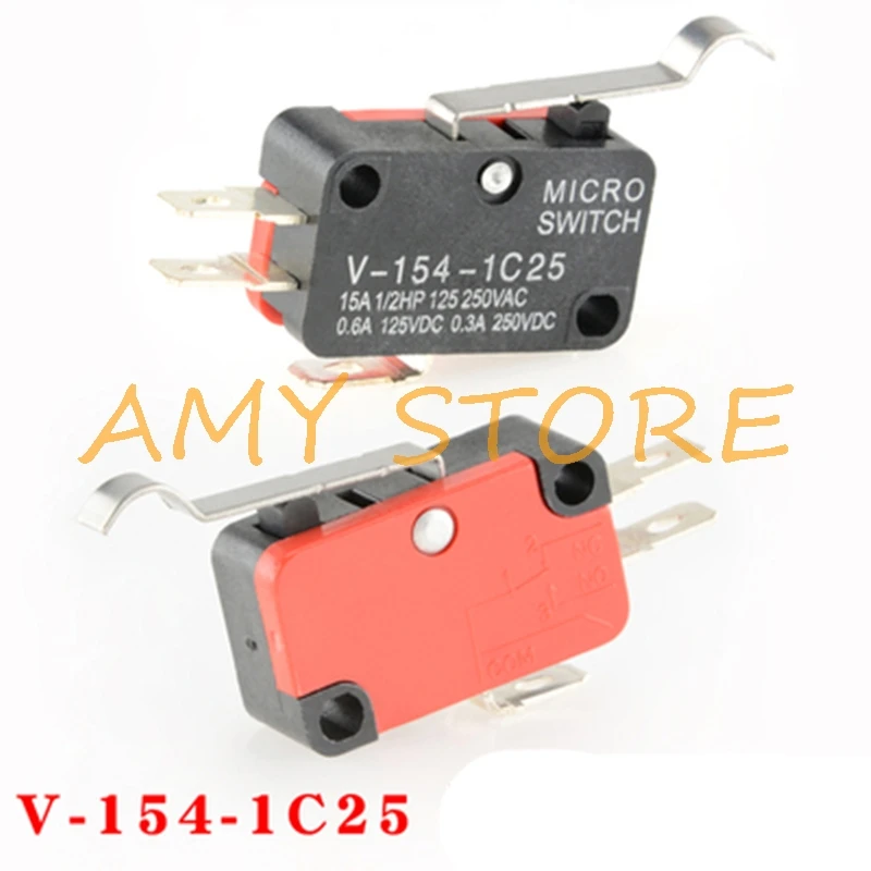 

2 шт. Микровыключатель V-153-1C25 пластиковый