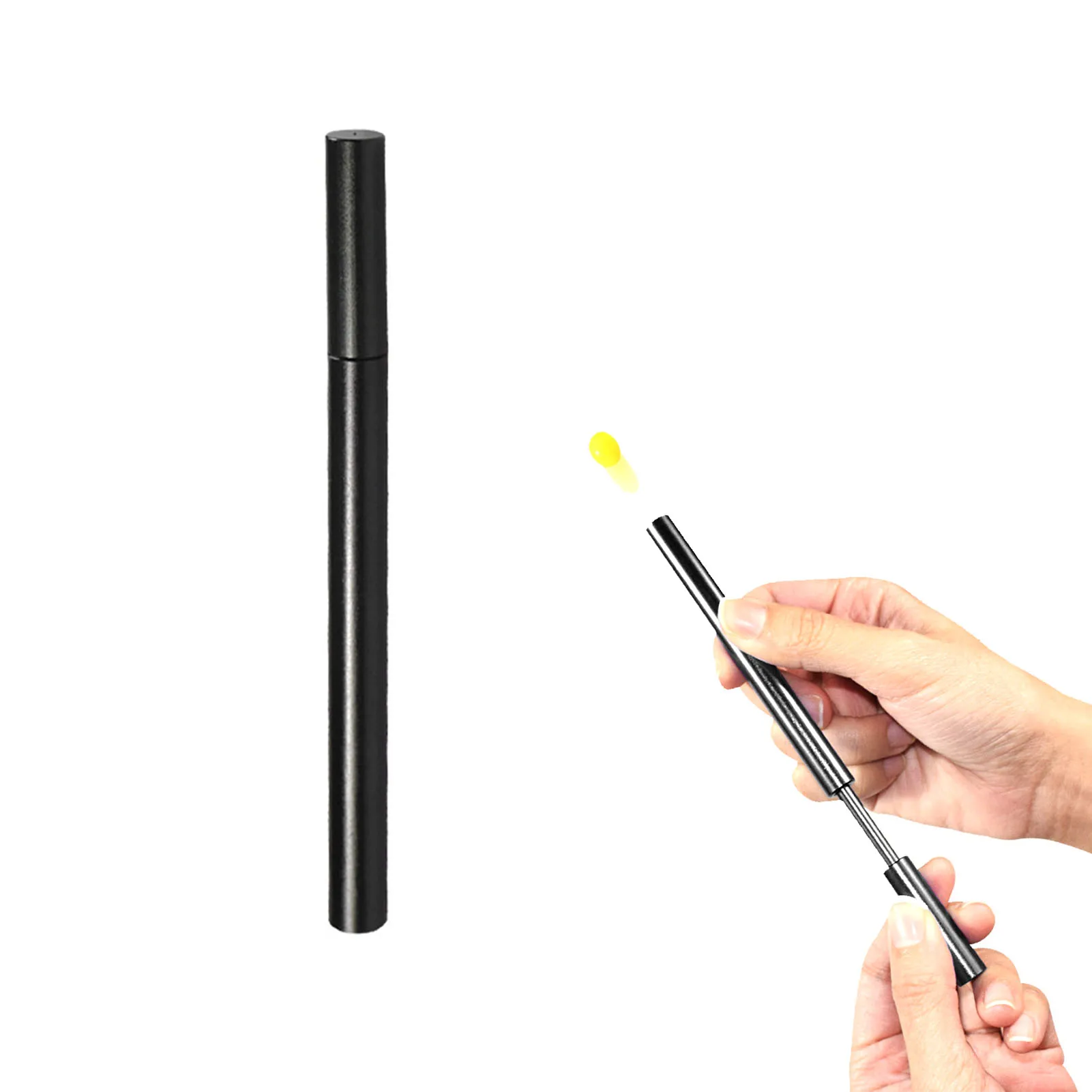 

Alloy Crackling Tube Outdoors Leisure Alloy Crackling Tube Safe And Soft Pinball Shoot Game Aluminum Alloy Simulation Bamboo