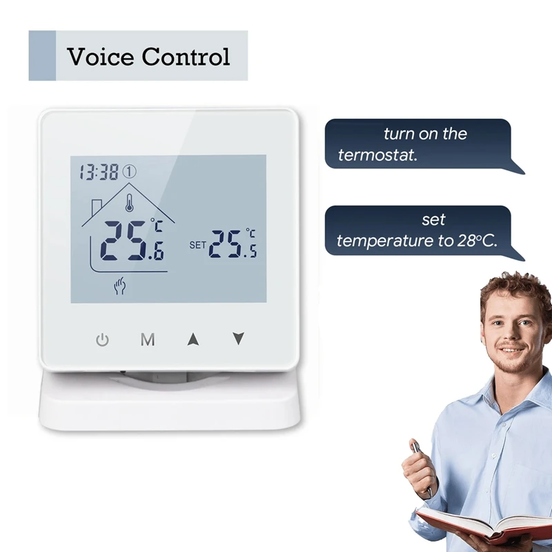 Умный беспроводной термостат для газового котла обогрева помещения RF домашний