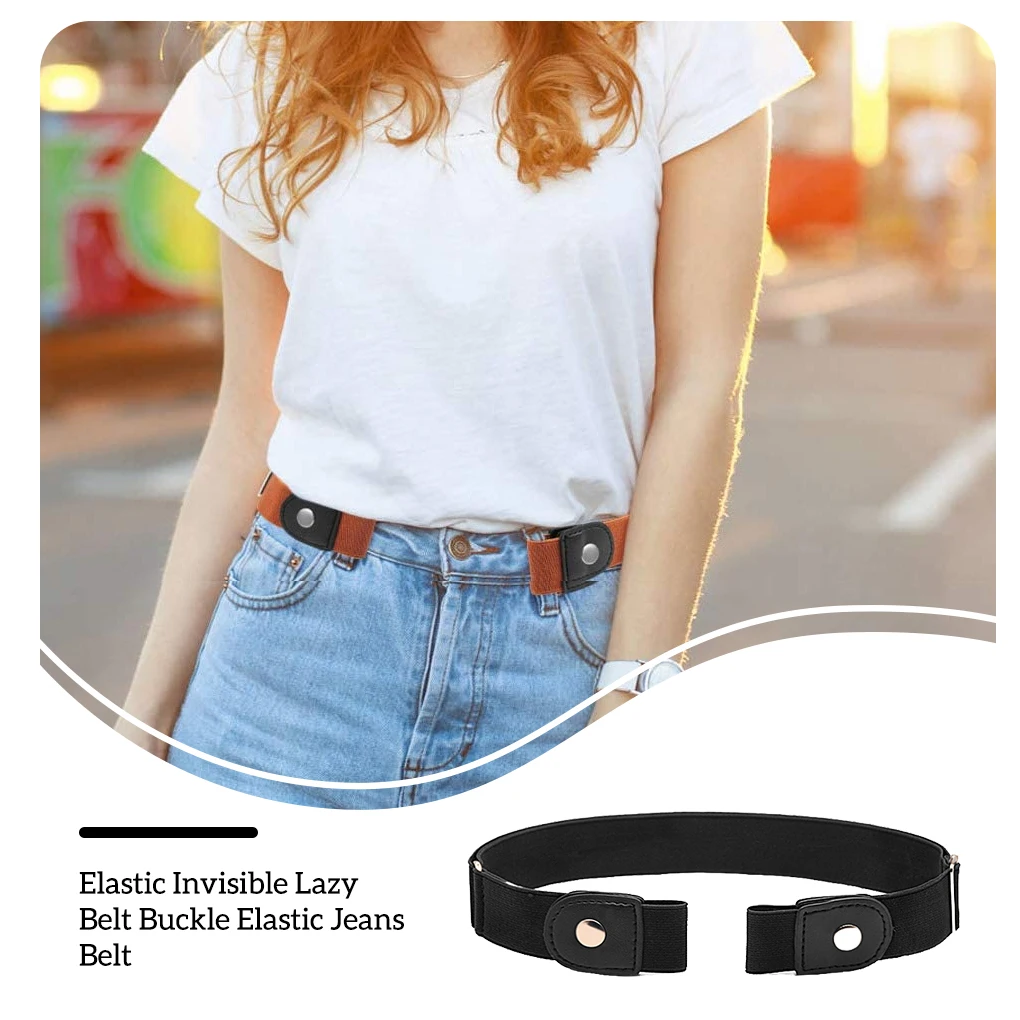 

Ремень Мужской без пряжки, стрейчевый эластичный пояс для джинсов и штанов