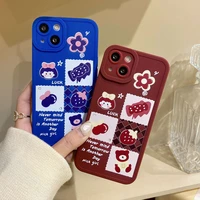 cute cartoon lucky phone case for iphone 12 11 13 pro max case xr x xs max 7 8 puls se 2020 cases soft silicone cover fundas