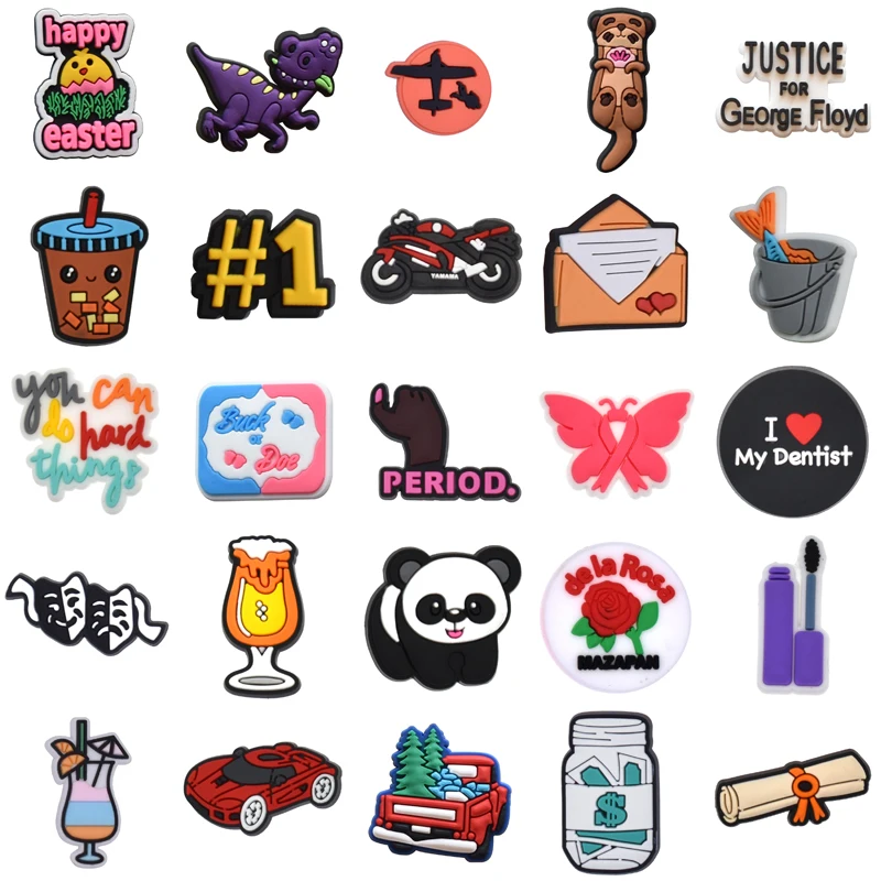 

Decorations for Croc Boy Kids Girl Shoe Charms Women Charm Packs Para Pins Wholesale Bulk Set Jeans Shoes Accessories Men Gifts