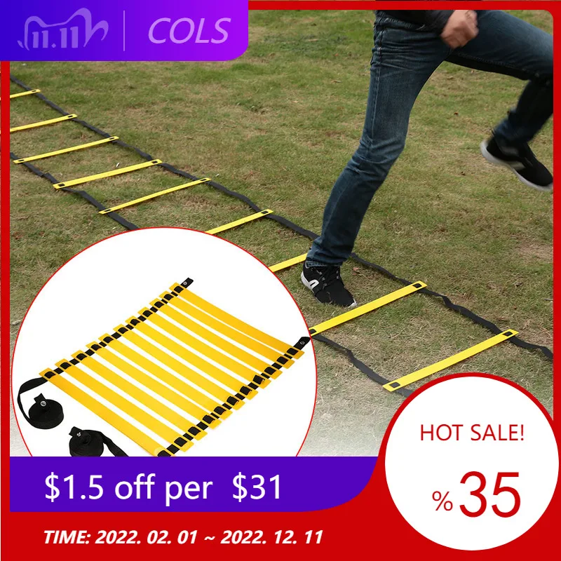 7 rung 4meter Agility Ladder for Soccer Speed Training Football Fitness Feet Training Equipment