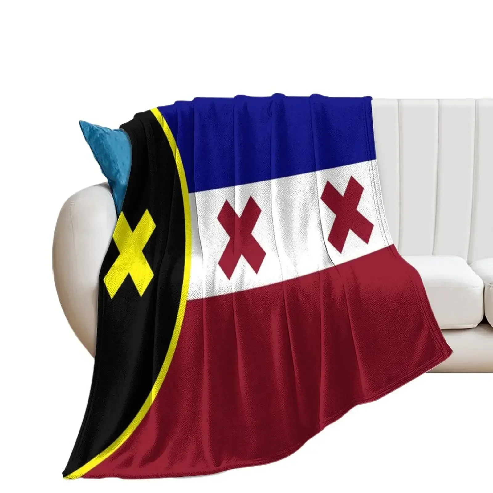 Флаг Лемберга плед мягкий