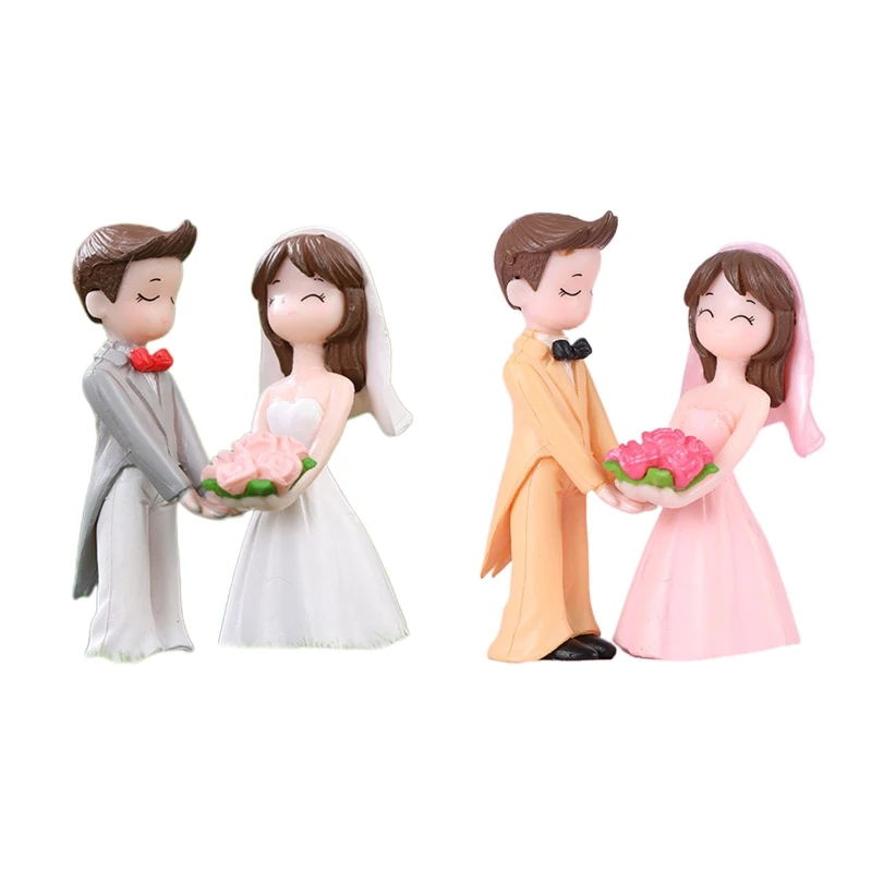 

Wedding Decoration Memorial Couple Doll Sign Handmade Plastic Craft