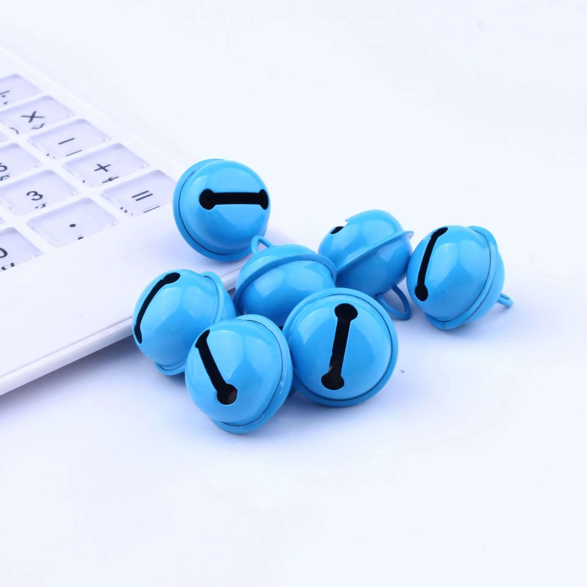 Color Painted Bell 22mm DIY Accessorie Bracelet Key Chain Necklace Bag Hanging Wind Bell Jewelry Making Material 10 Pieces / Bag