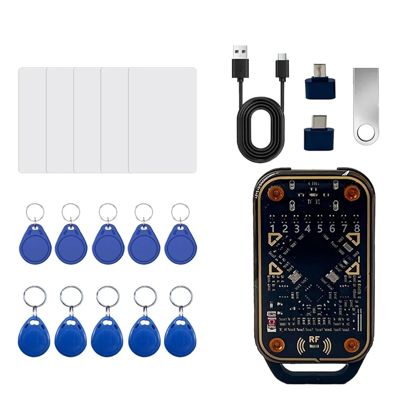 Фото 【RECOMENDAR】RFID-писатель, копир, RFID-считыватель, писатель, Дубликатор смарт-карт, полнофункциональный RFID-эмулятор, замена IC-карты с несколькими идентификаторами №1