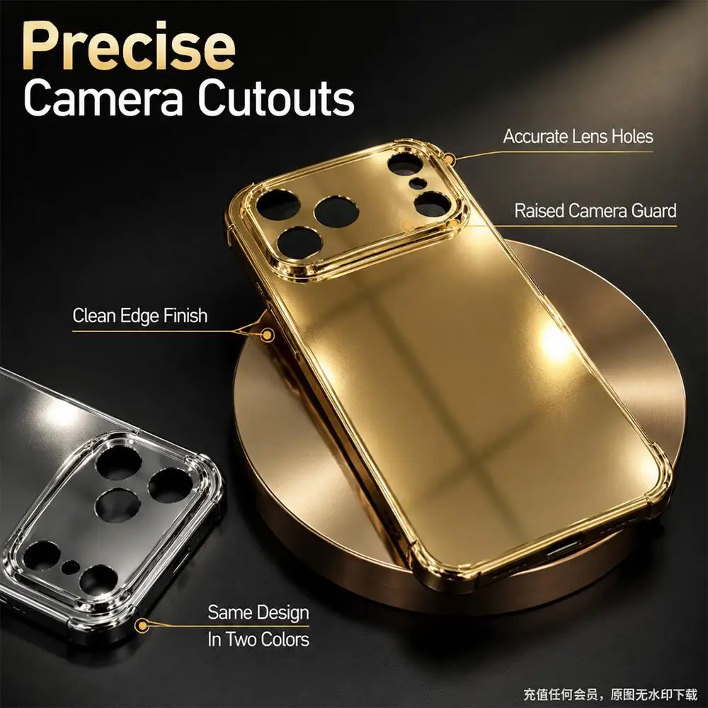 Фото Чехол для телефона GOLDEN KAMUY в стиле аниме для iPhone 17 AIR 16 15 14 13 12 Pro Plus Max, золотой, с гальваническим покрытием, стеклянный №5