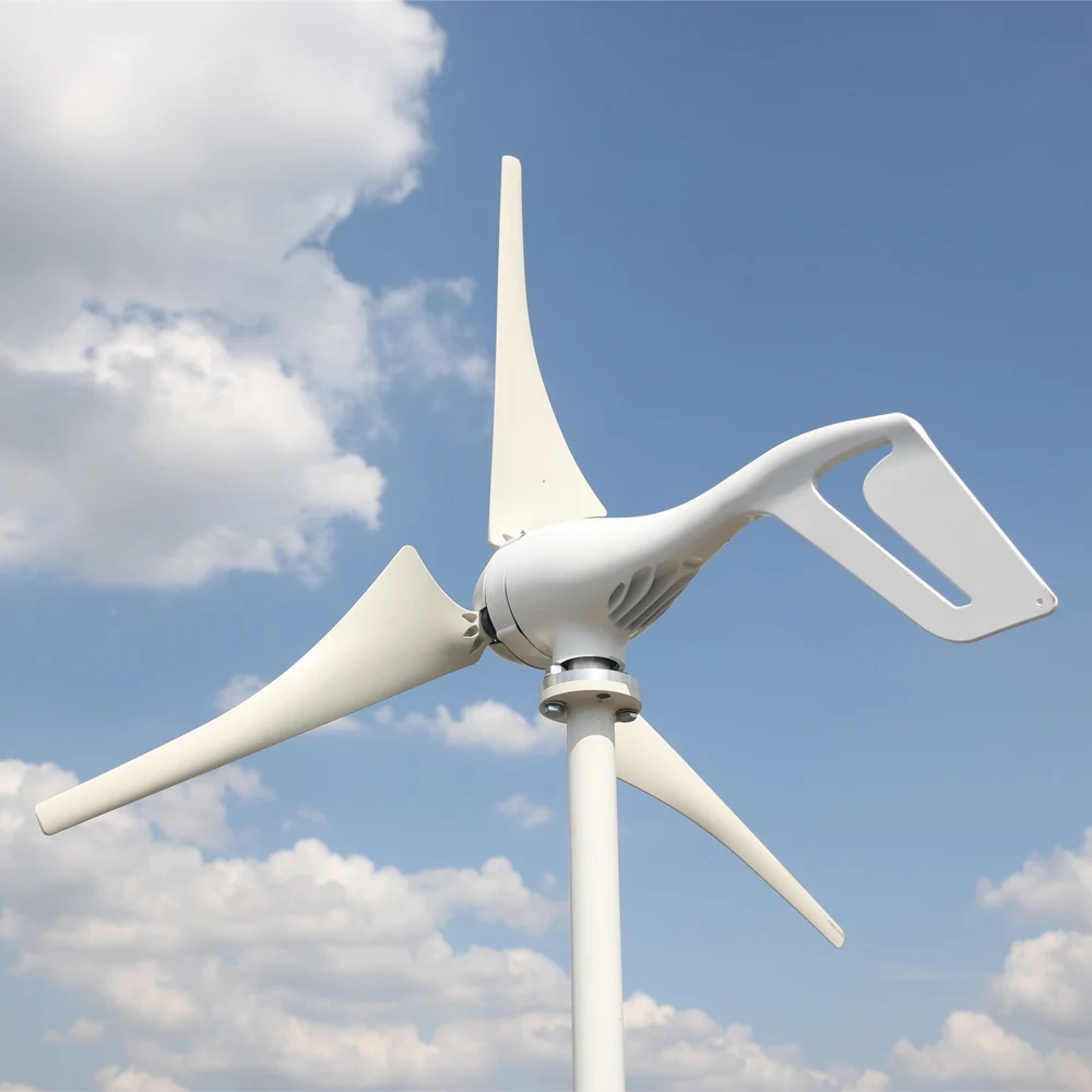 Новая энергия 5000 Вт 3000 12 В-48 В маленькая ветряная мельница 5 лопастей
