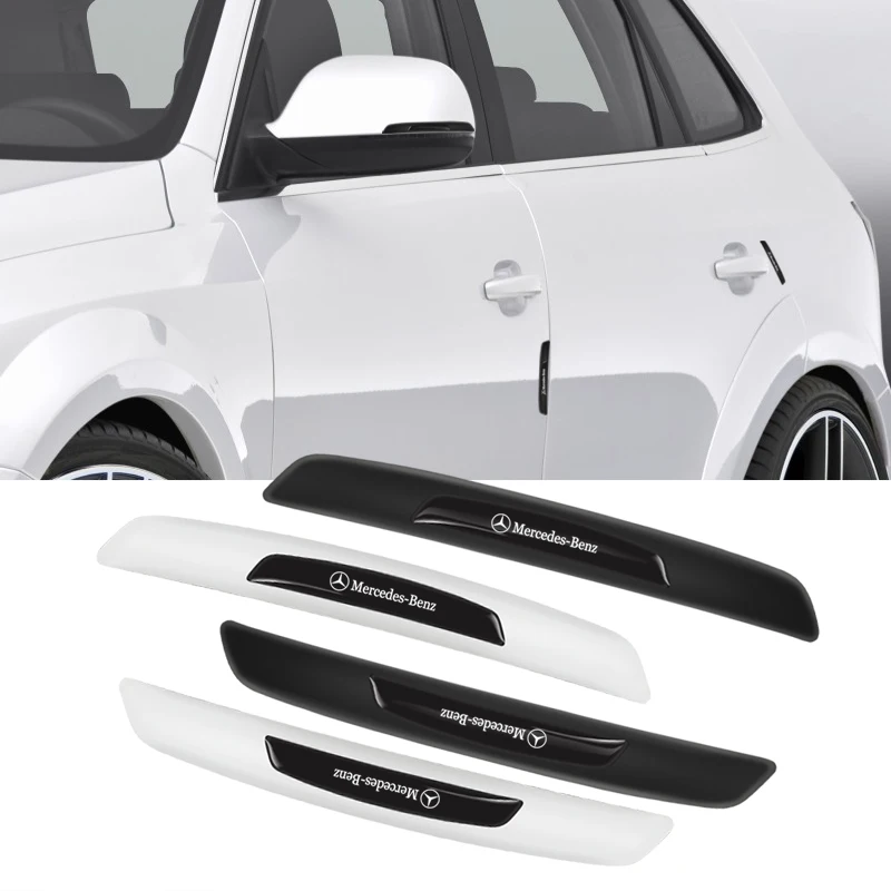 4 шт. защитные наклейки для дверей автомобиля Mercedes Benz AMG W203 W206 W220 W205 Smart W211 W210 W108 GLC
