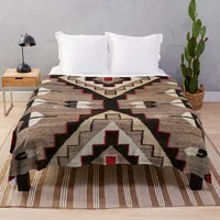 1940 Navajo Woven Tapestry With Arrows.Original Worth Bed Fur Throw Fabric Plaid Knit Woven Blanket Throw Blankets
