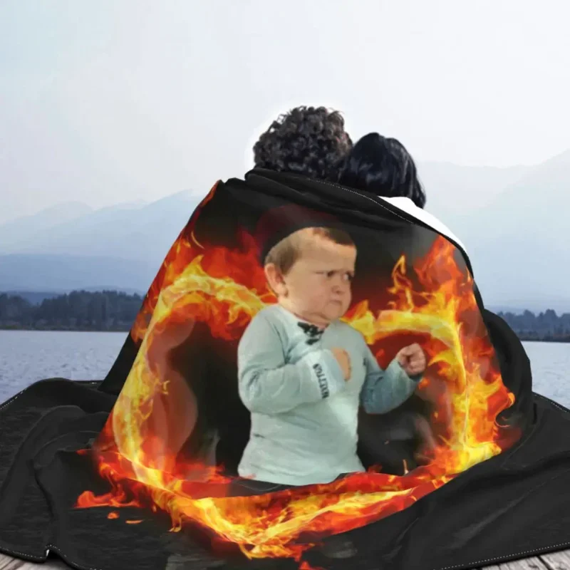 Одеяло Hasbulla Magomedov теплые флисовые мягкие фланелевые мемы для борьбы одеяла