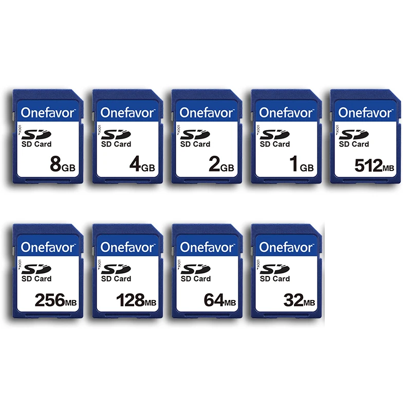 100% Original SD Card  32MB 64MB 128MB 256MB 512 MB 1GB 2GB Memory Card Secure SD Memory Card for Digital Cameras