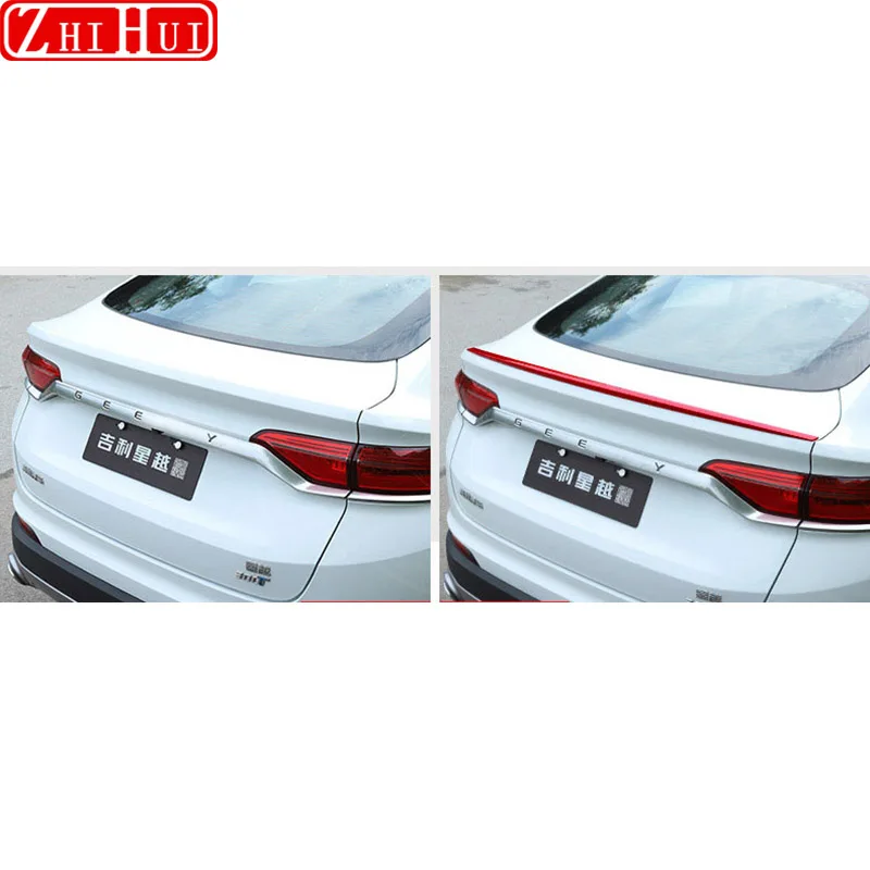For Geely Tugella Xingyue FY11 2020 2021 2022 Car Styling Rear Spoiler Trunk Lip Tail Wing ABS Modification Accessories