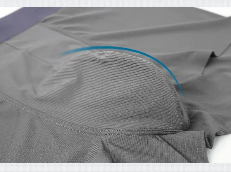 16PCS Men's Ice Silk Boxer Shorts Zero Sense Cool Breathable Underwear 3D One Piece Boys Comfortable Skin Friendly Underpants