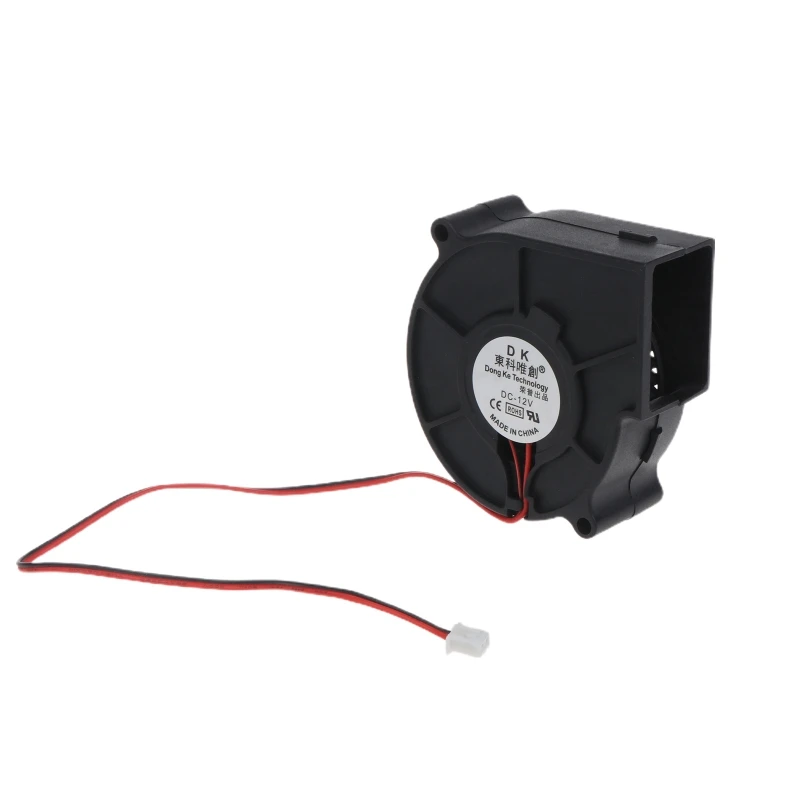 

DC Air Turbo Blower Fan 75x75x30mm 12V 7cm 7530 Centrifugal Radiators Air Flow Cooling Cooler Fan for 3D Printer BBQ