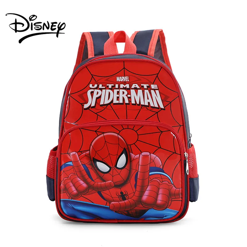 

Детский рюкзак Disney для мальчиков и девочек, водонепроницаемый вместительный школьный ранец с героями мультфильмов для детского сада